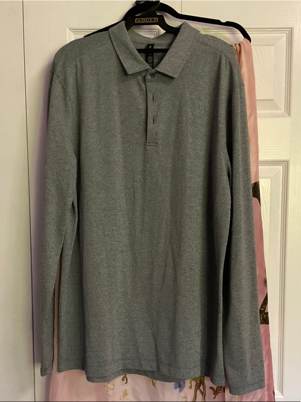 lululemon athletica Men's Long Sleeve Polo - Gray